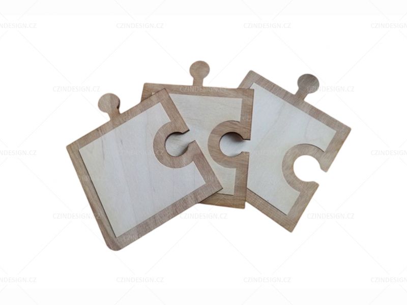 Sada 4 ks podložek Puzzle  - TA09
