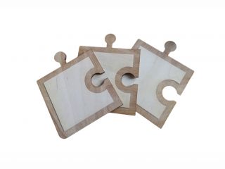 Sada 4 ks podložek Puzzle  - TA09