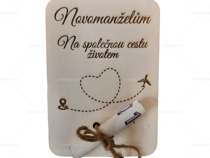 Svatební dárkový poukaz - LA71
