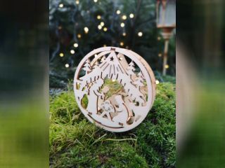 3D ozdoba Jesličky 100 mm - 3D01